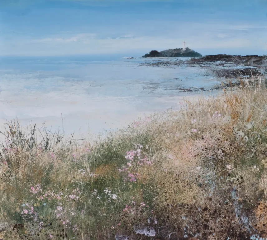 Amanda Hoskin - summer pinks at godrevy
